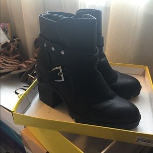 Seven Dials Black Army Boots